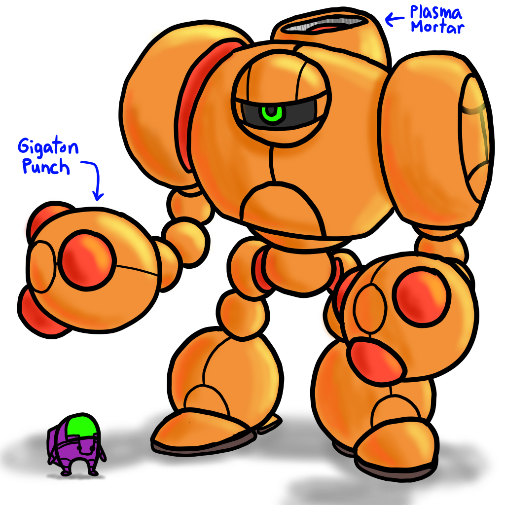 Ketrina draws a lot! — Giant Robot #3: B-Ball