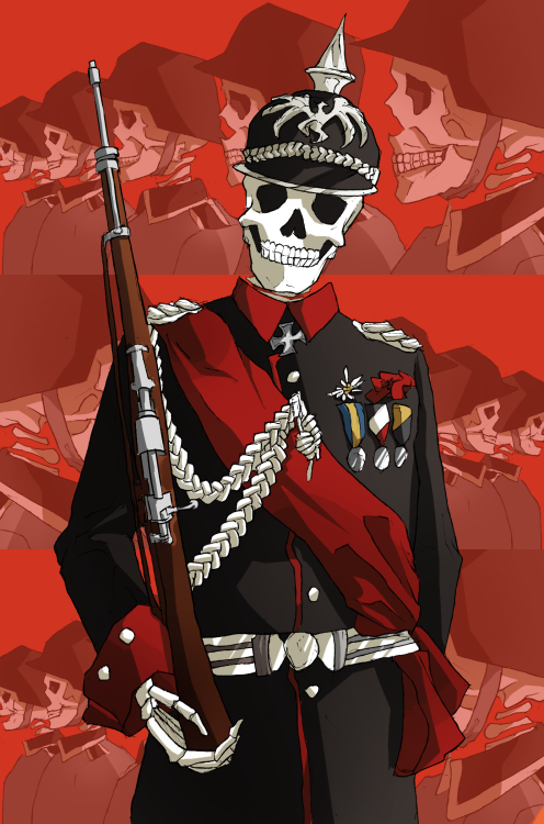 Virtuti in MorteValour in Death&ndash;An in-universe Polsterreich propaganda poster as a huge th