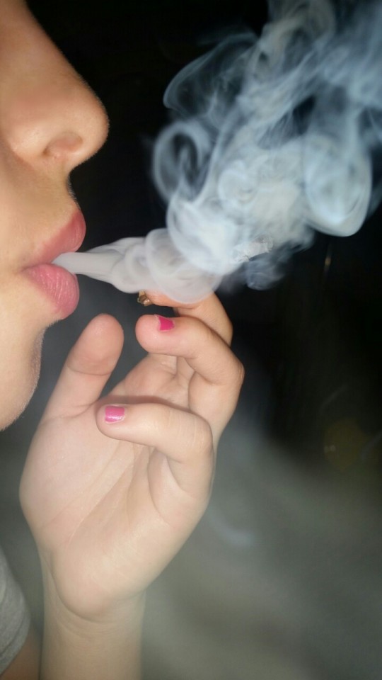 High on Tumblr: #weed #aesthetic #smoke #girl #lips #clouds #pothead  #marijuana #beautiful