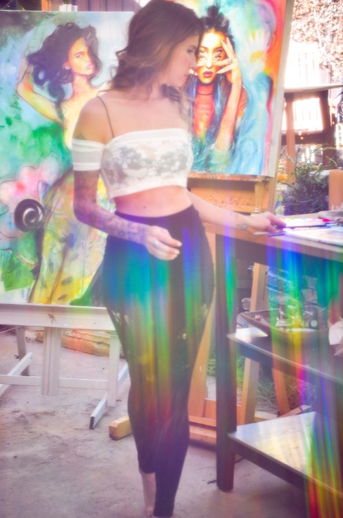 charmaineolivia:  rainbow studio love 