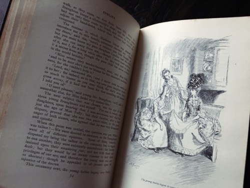 bookishcanuck:Hugh Thomson illustrated edition of Fanny Burney’s Evelina, 1903