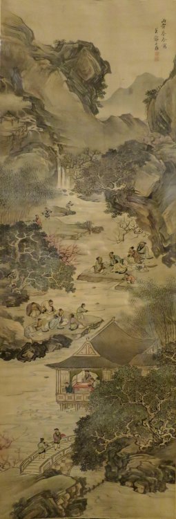 Meandering Stream at Lanting (China), Suzuki Fuyo, 1806