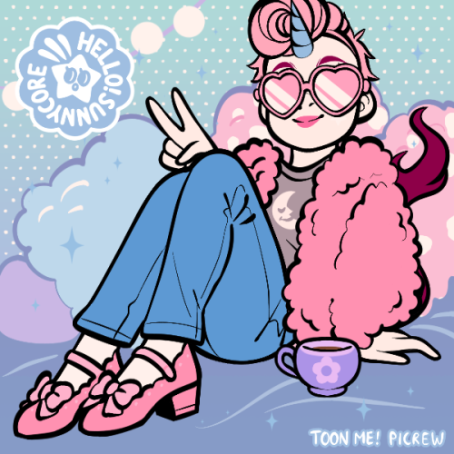 Oh, don't mind me — Weirdcore picrew Miku