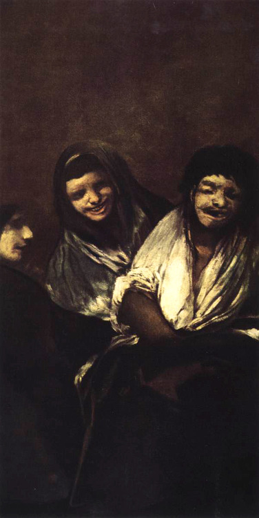 artist-goya:Young People Laughing, 1823, Francisco GoyaMedium: oil,canvaswww.wikiart.org/en/