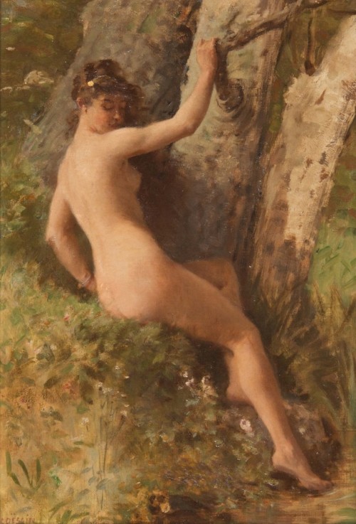 Charles Alexandre Coëssin De La Fosse (1829–1910)Le bain de Diane