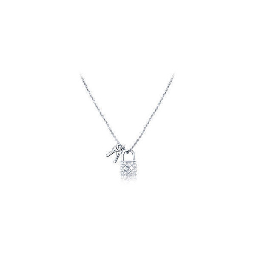 Lockit pendant, white gold - JEWELRY & TIMEPIECES | LOUIS VUITTON ® (clipped to polyvore.com)