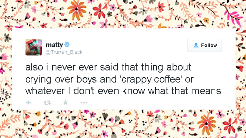 maradyhr:  matty healy + twitter