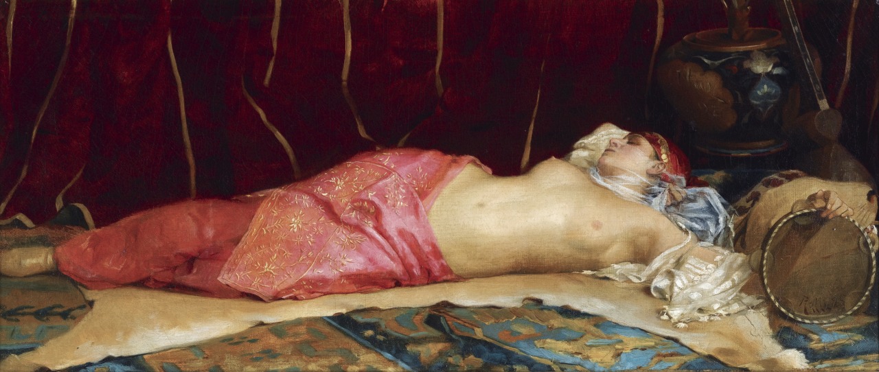 colourthysoul:  Theodoros Ralli - Sleeping Concubine 