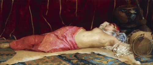 colourthysoul:  Theodoros Ralli - Sleeping Concubine 