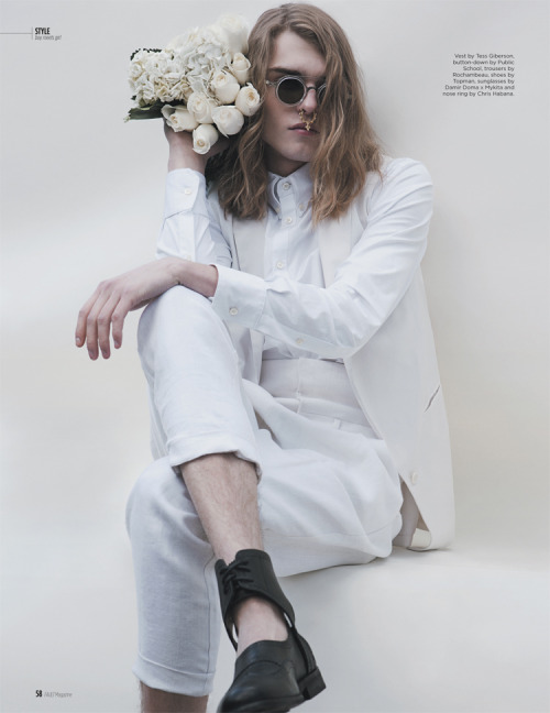 BOY MEETS GIRL // FAULT MAGAZINE // ISSUE 16 PHOTOGRAPHER: TANYA KECHICHIAN STYLIST: TOYO TSUCHIYA M