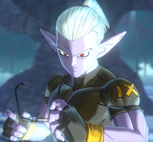 Fu without his glasses in Dragon Ball Xenoverse 2.