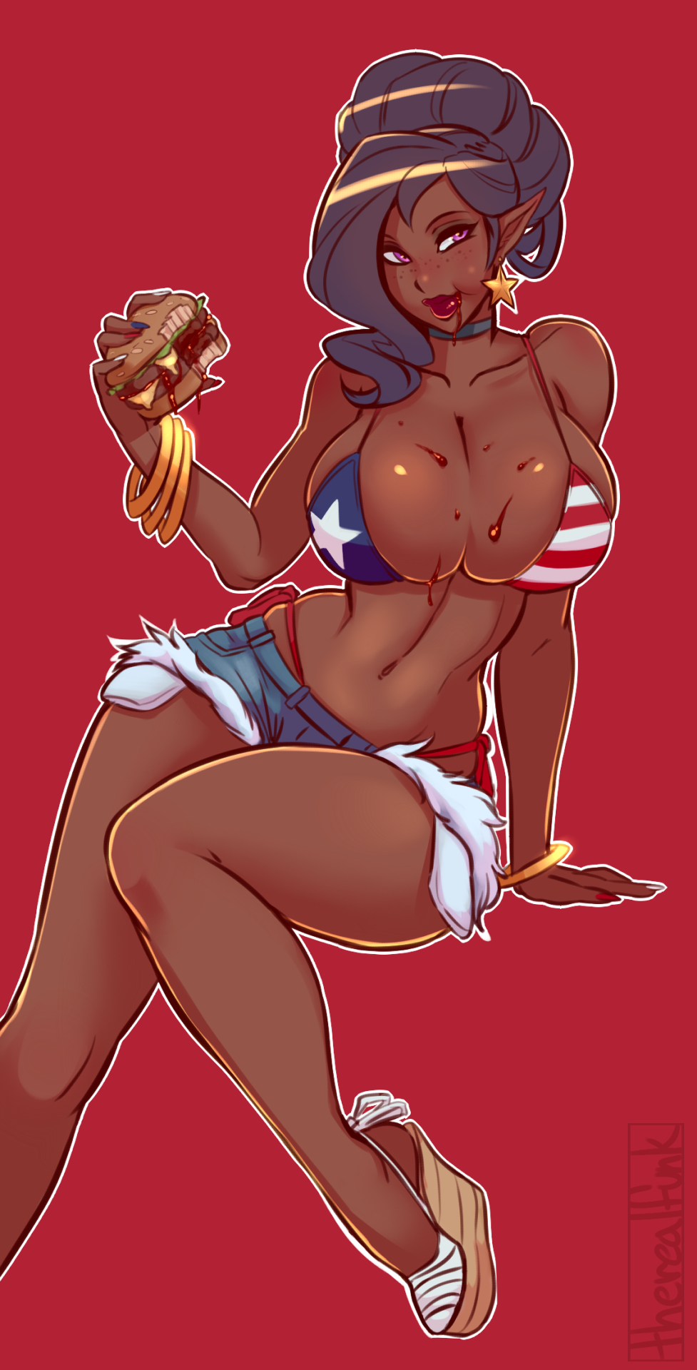 therealfunk:America Day Vanessa.Happy 4th of July! ;9