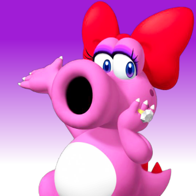 puddletumbles:  spookyhouse:  swaggaraptor:  throh:  theroguefeminist:  rachelreine:  ☆ ❤ Birdo ❤ ☆  Her name’s Birdetta guys. She’s actually a canon trans character by nintendo and many players insist on calling her by her “real” name