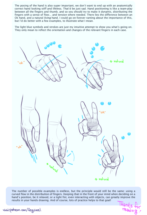 mugis-pie:  My first shot at creating a sort of tutorial/guide, telling how I do things. On this initial chapter we’re going over the handy matter of Hands.Not meaning to be an encyclopedic explanation, only showing my own methods and self-taught clues.