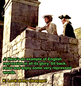 sasheenka:Bits of Kiera Knightley and Jack Davenport’s audio commentary for the CotBP. Honestl