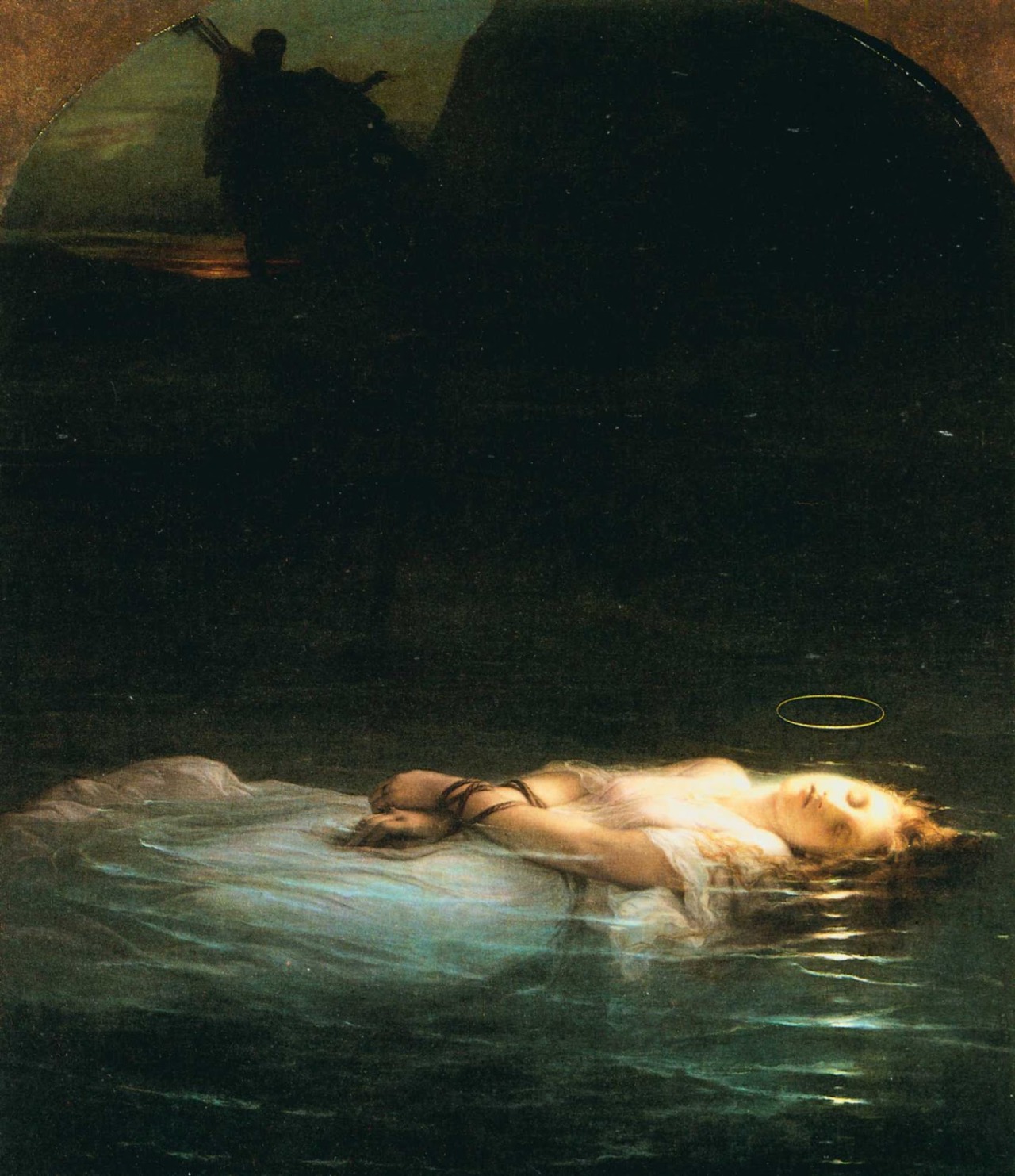 silenceforthesoul:  Paul Delaroche - La jeune martyre, 1855