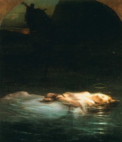 silenceforthesoul:  Paul Delaroche - La jeune martyre, 1855