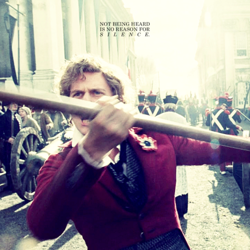sourpackwolves:les mis movie meme | two/two quotes | Not being heard is no reason for silence.