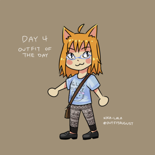 #outfitaugust Day 4 - outfit of the day Dressed for chillin Kika-lala 08.04.2018