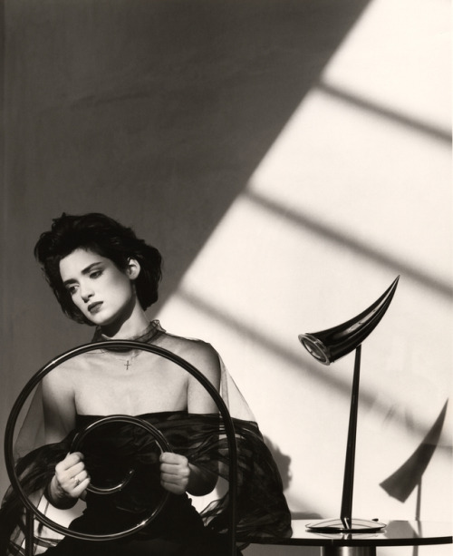 ohyeahpop:Winona Ryder, by Greg Gorman, Los Angeles, 1989