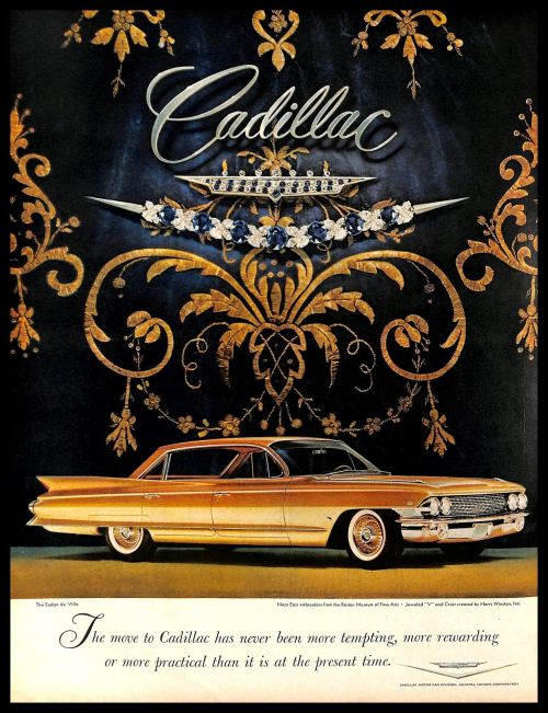 1961 Cadillac Sedan De Ville Vintage Ad