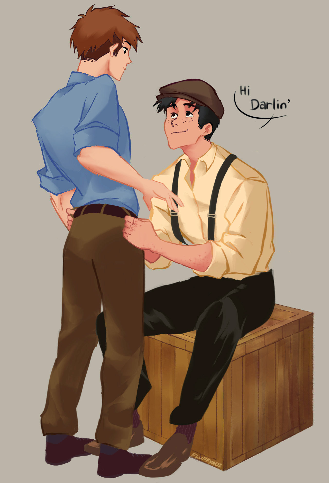 fluffyaoi:  All the Stars in Texas!Marco calling Jean ‘Darlin’ is my new kink.