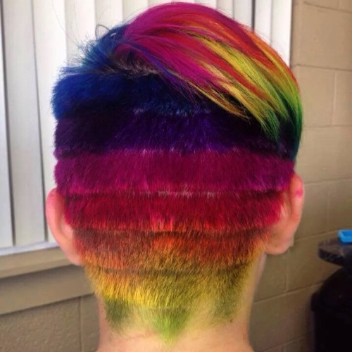 uggoff:  thylegend:  I have the best hairstylist ever  Well….I try.   Holy shit hello dream hair