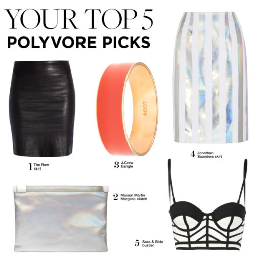 Your Top 5 Polyvore Picks by polyvore-editorial featuring a pencil skirt ❤ liked on PolyvoreSass &am