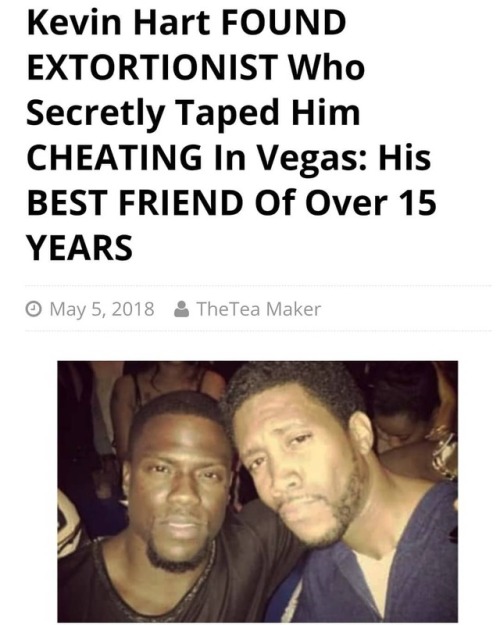 #KevinHart FOUND OUT  Who Secretly Taped Him CHEATING In #Vegas &amp; Tried To EXTORT Him For 8 FIGU