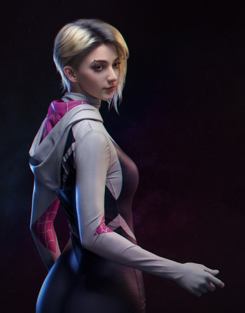 Gwen Stacy pop cg https://www.artstation.com/artwork/v1doDx