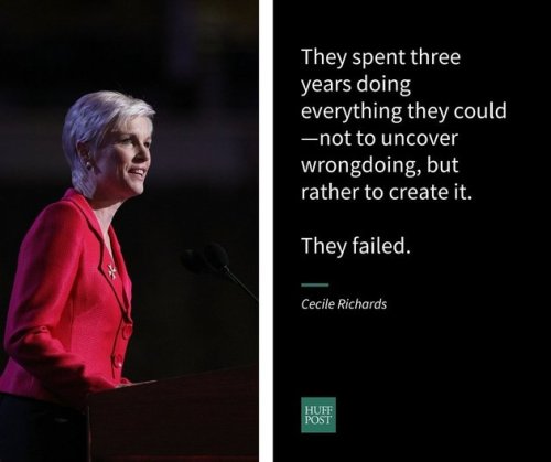 huffingtonpost:  9 Times Cecile Richards Threw Down For Reproductive RightsThis week, Planned Parenthood president Cecile Richards squared off against the House Committee on Oversight and Government Reform. She defended the women’s healthcare provider