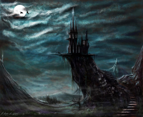 XXX morbidfantasy21:  Evil Castle by Robert Ramsay photo