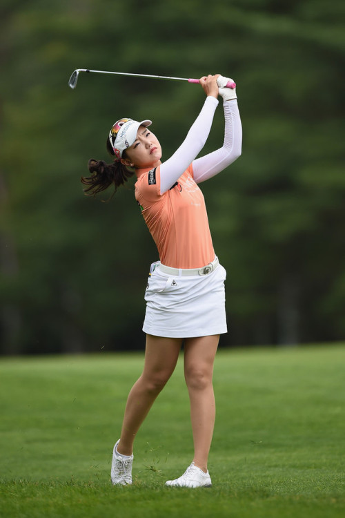 lpgatights:Yuting Shi during the second round of the 50th LPGA Championship Konica Minolta Cup 2017