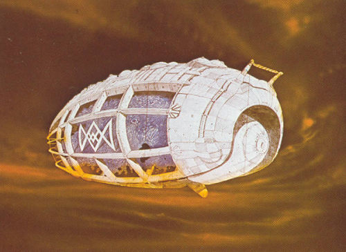 70sscifiart:  Spice container concept art by Chris Foss for Jodorowsky’s Dune adaptation