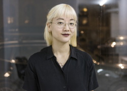 vicemag:Deaf Artist Christine Sun Kim Is Reinventing SoundFor artist Christine Sun Kim, sound is a “ghost.” The multiple-MFA-holding Senior TED Fellow who has had a Whitney Museum residency and exhibited at MoMA, has been profoundly deaf since birth.