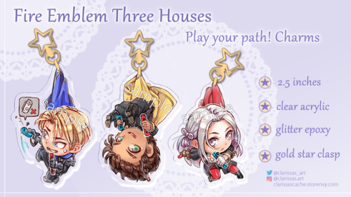 Ever wonder if the three house leaders would play their own routes? Well I decided to make some acry