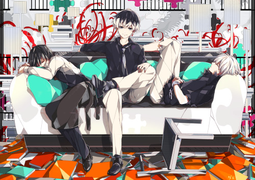 daekiri:  ot3..!! @ Pixiv