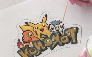 foodgif:  Food Gifs blog turns one-year old today. And, it’s celebrating with pokemon cake gifs. [x] 