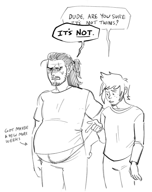 When I Think Of Gladio As Pregnant, I Think Of Him Hardly Showing At All, Like No One Knows He’s Pregnant