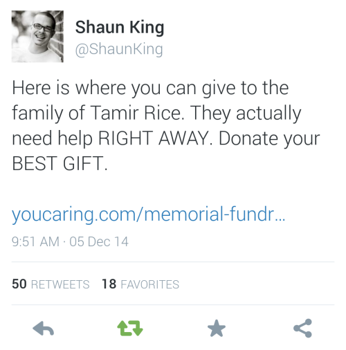 cthehardway: www.youcaring.com/memorial-fundraiser/help-the-family-of-tamir-rice/273407