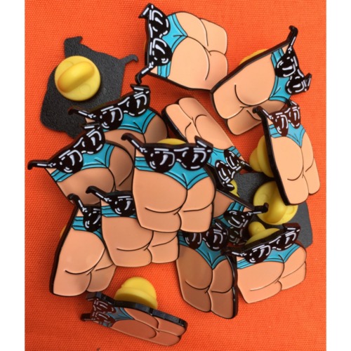 2nd Edition of Cool Butt pins are available now in the shop1″ Soft Enamel Edition of 100&
