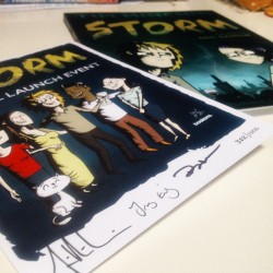 So a few months ago I purchased the new STORM book by Tim Minchin. I was excited because there was a chance it would come with a signed print from Tracy King, Daniel C Turner &amp; Tim himself. It arrived yesterday &amp; I was so happy to find that I