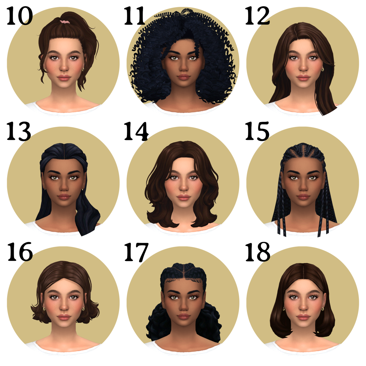 Sims 4 Clarice Hair In 2021 Sims 4 Sims Hair - Vrogue