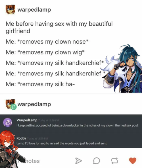 Tw: Clown Sex