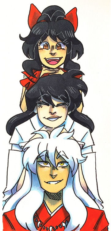 So glad everyone is happy healthy and together in the Inuyasha universe. (I’m in pain I just want Mo