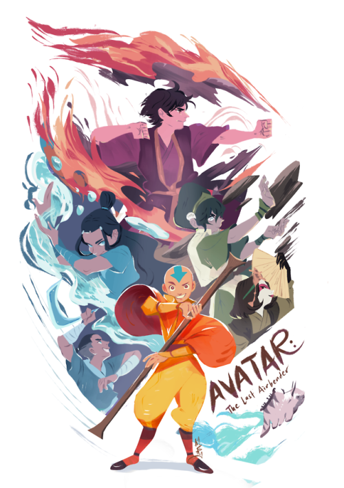 m4stry:Finally watched ATLA!! i really enjoyed it Get this in my INPRNT | Commission is OPEN 