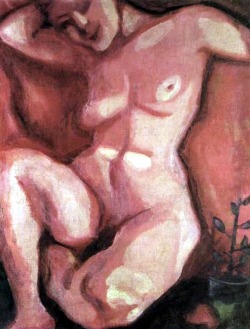 afroui:  Marc Chagall | Red Nude 1908