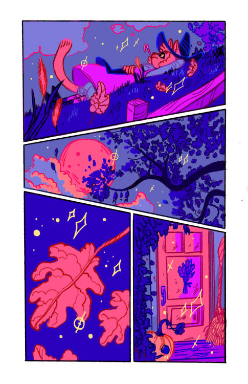 Here’s a little Halloween comic that I did for class!