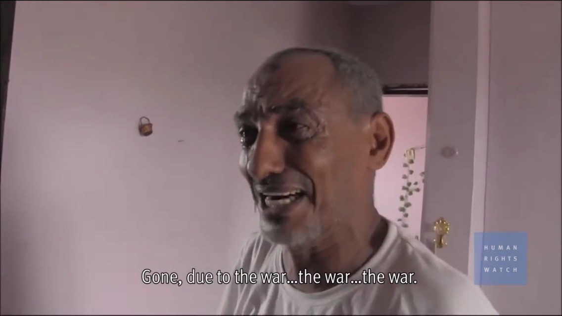 theyemenite:  - A resident who lost his family to a Saudi airstrike in the port city