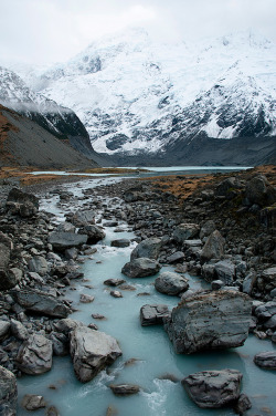 lvndcity:  New Zealand glacial river by Jill